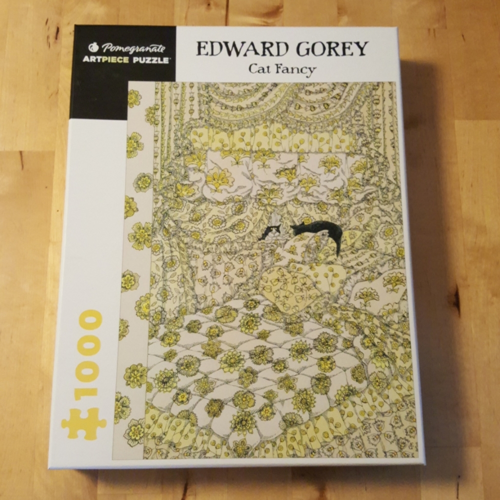 Edward Gorey Cat Fancy 1000 piece puzzle